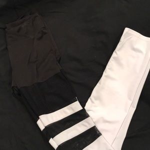 Small color block active leggings